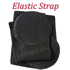 Pode incluir: Tira el&aacute;stica preta com fecho de velcro. A tira tem uma superf&iacute;cie texturizada e &eacute; projetada para ser ajust&aacute;vel.
