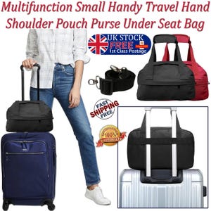 Bolsa de mano para debajo del asiento, bolsa de viaje de cabina, funda para carrito, bolsa de viaje para artículos personales, bolso de hombro aprobado por aerolíneas, bolsa de fin de semana para pasar la noche