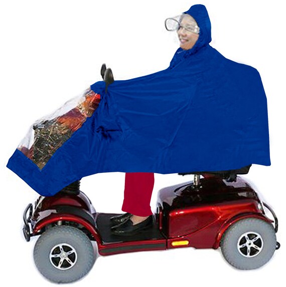 Cape De Pluie Imperméable Pour Fauteuil Roulant - Protection Universelle Scooter Mobilité Adulte