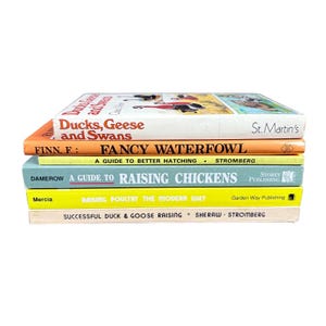 Duck, Geese, Swans & Chickens Raising Poultry and Fowl - Six Illustrated Homesteading Books image 3