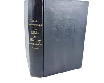 The Bible as History Hardcover by Werner Keller Vintage 1956 Illustrated Book