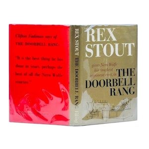 The Doorbell Rang Rex Stout 1965 First Edition Mystery Detective
