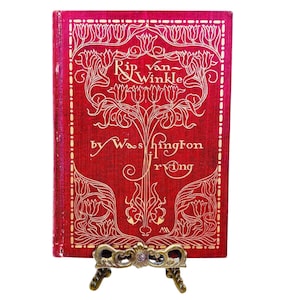 Rip van Winkle Washington Irving Decorative Binding Illustrated Gilt Page Edges