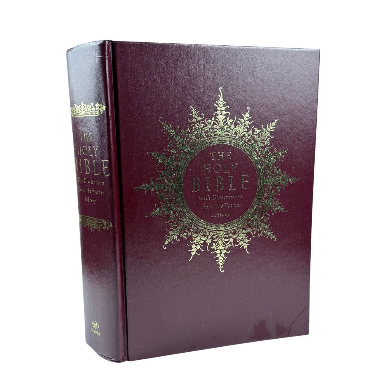 Holy Bible With Illustrations From The Vatican Library 1995 HC First Edition