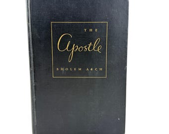 The Apostle by Sholem Asch 1943 Biblical Fiction History Religion Hardcover Book