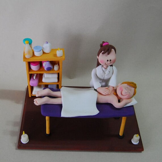 Items similar to Massage therapist figurine on Etsy