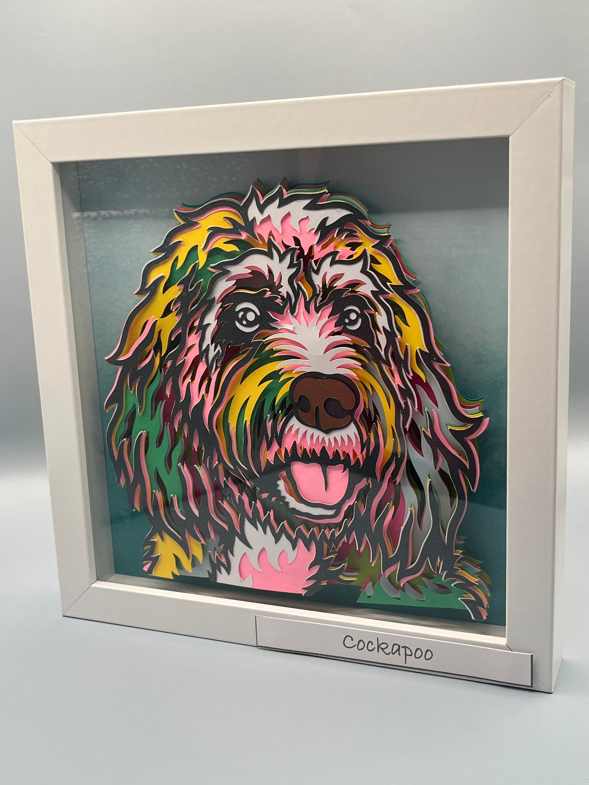 Cockapoo Shadow Box - Etsy