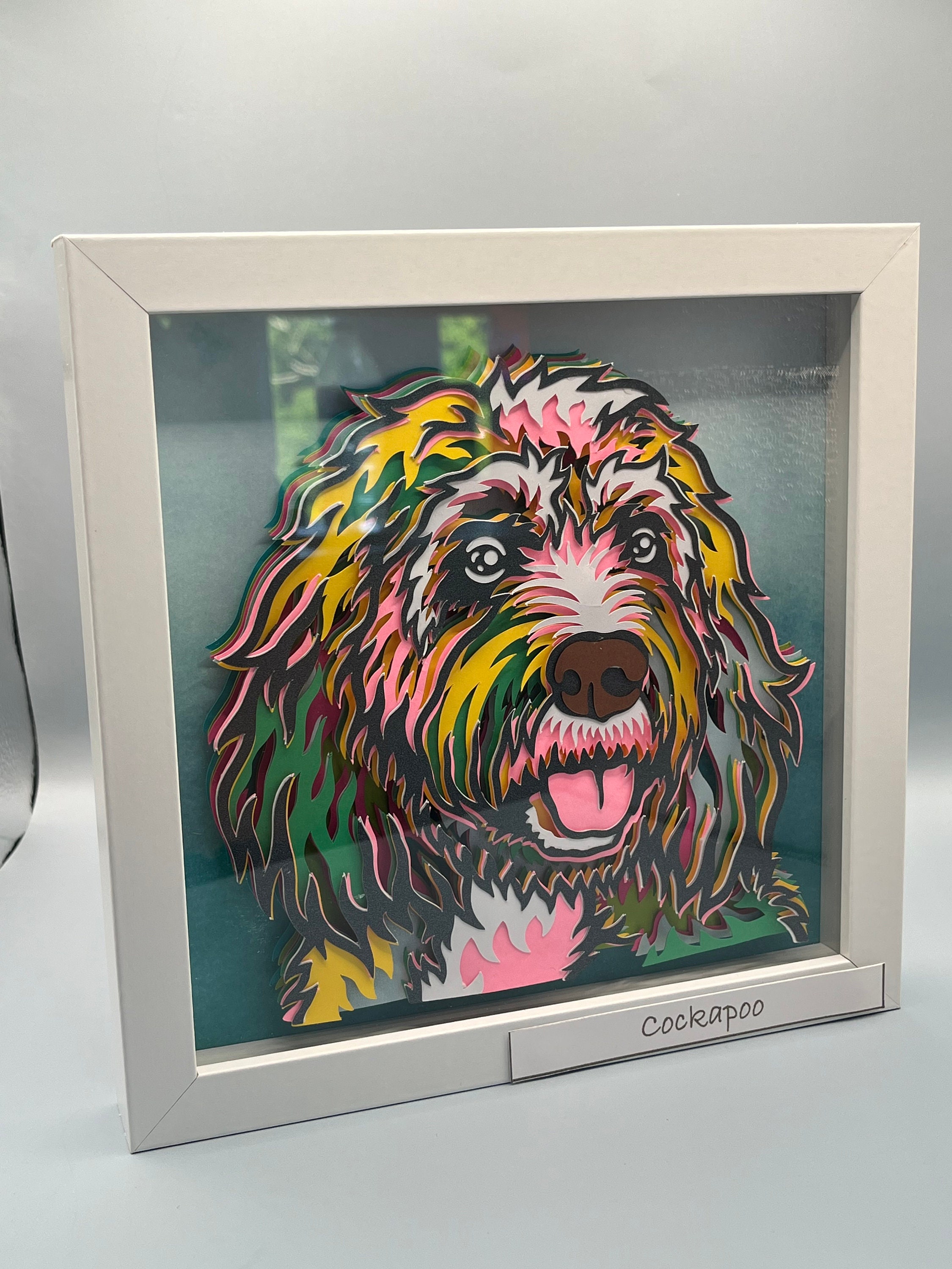 Cockapoo Shadow Box - Etsy