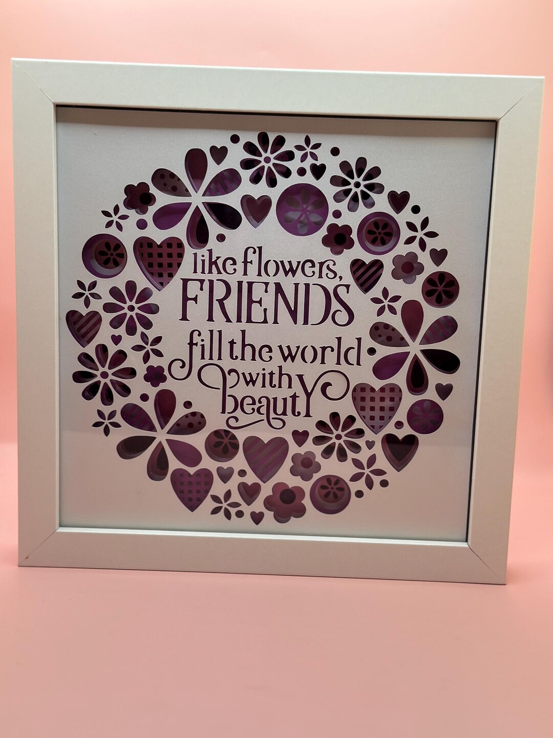 Friends Shadow Box - Etsy