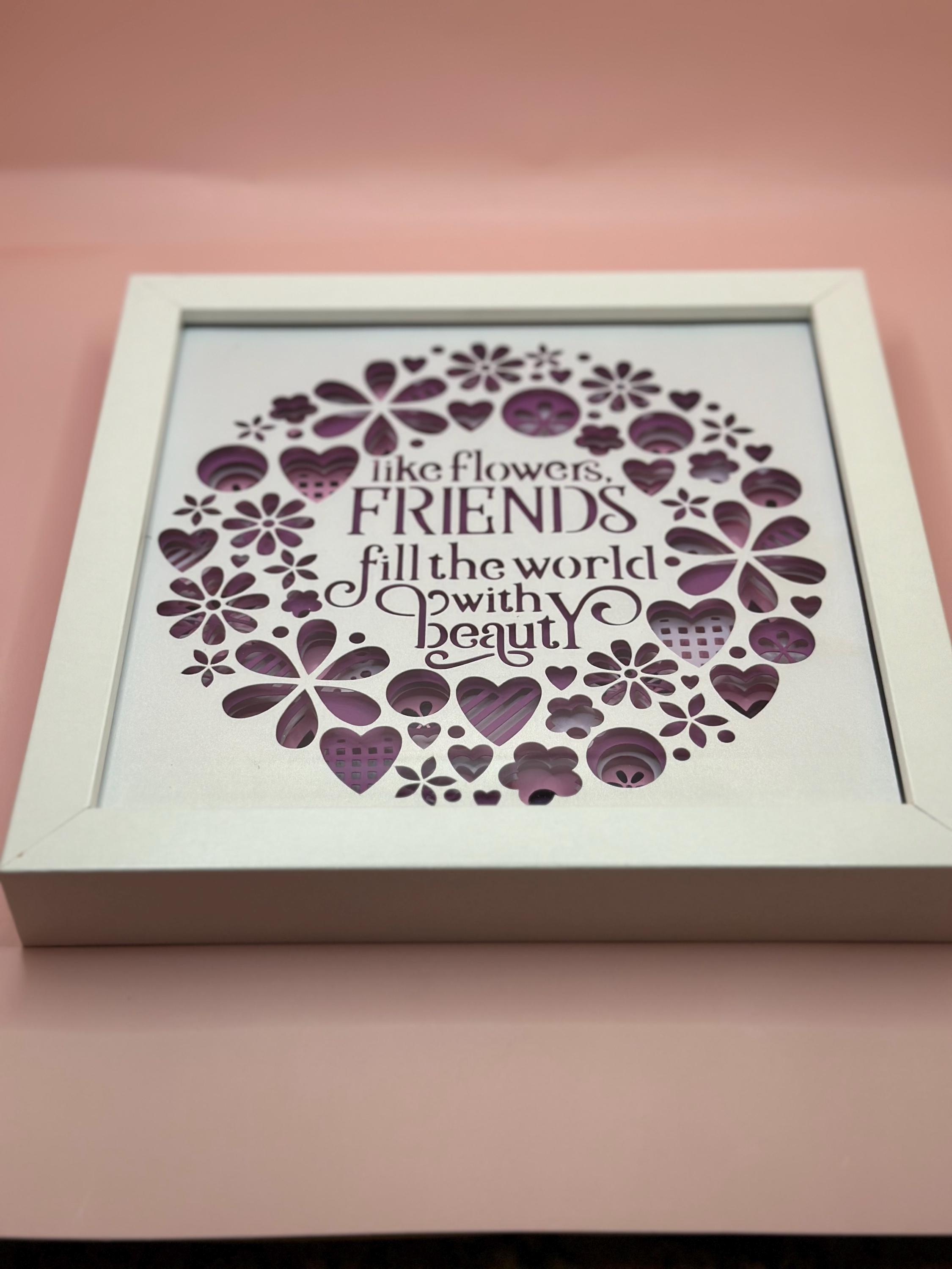 Friends Shadow Box - Etsy