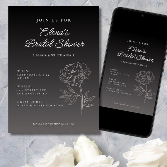 bridal shower invitation dress code Wedding Dress Bridal Shower Invitations