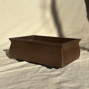 木製の日本の盆栽鉢