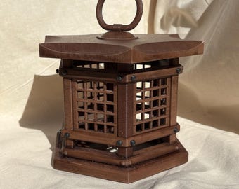 Japanese Kumiko Tea Light Lantern