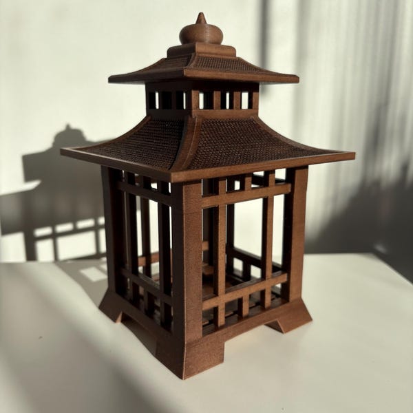 Farol del templo de Kioto