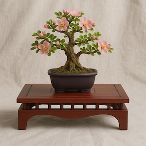The Torii - Wooden Bonsai Pot Display Stand