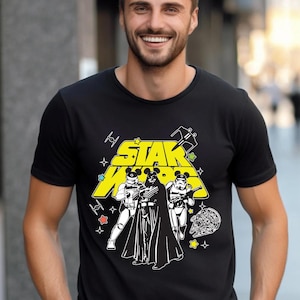 Retro Disney Star Wars Shirt, Star Wars Shirt, Star Wars Character Shirt, Disneyworld Shirts, Disney Family Shirt, Disney Mens Shirt