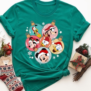 Christmas Mickey and Friends Shirt, Vintage Christmas Sweatshirt, Disney Christmas Shirt, Disney Shirt, Christmas Party  Shirt, Mickey Tee