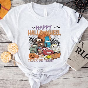 Disney Cars Halloween Shirt, Disney Cars All Characters Halloween T-Shirt, Cars Movie Halloween Sweat, Cars Halloween Shirt, Kids Halloween