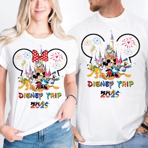 Personalized Disney Trip Shirts, Disneyland Shirts, Disney Vacation T-shirt, Disney Family Matching Shirt, Magical Castle Shirt, Disneyworld