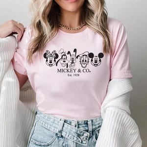 Retro Mickey & Co 1928 Shirt, Vintage Disney Shirt, Mickey And Co, Disneyworld Shirts, Family Mickey And Friends Shirt, Disney Family Shirt
