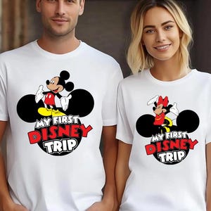My First Disney Trip Shirt, Disney Family Matching Shirts, Disney Custom Shirts, Disneyworld Shirts, Disneyland 2025 Trip Shirts