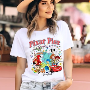 Pixar Pier Disneyland Shirt, Disney Festival 2025 Shirt, Disney Pixar Characters Group Shirt, Disney World Adventure Shirt, Disney Trip Tee