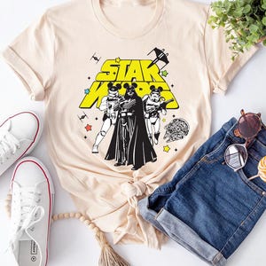 Retro Disney Star Wars Shirt, Star Wars Shirt, Star Wars Character Shirt, Disneyworld Shirts, Disney Family Shirt, Disney Mens Shirt