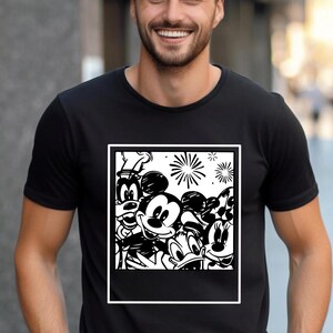 Retro Disney Characters Polaroid Shirt, Disney Polaroid Shirt, Mickey and Friends Shirt,Disneyland Shirt, Daisy Donald Shirt, Disney Friends