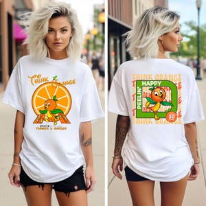 Disney Epcot International Flower and Garden Festival 2025 Shirt, Epcot Think Orange T-Shirt, Epcot Orange Bird Tee, Disney Epcot Trip Tee