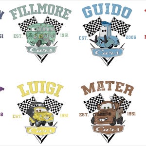 Disney Cars Shirt, Pixar Lightening McQueen Tee, Tow Mater T-Shirt, Sally Carrera Doc Hudson Shirt, Disneyland Family Trip Tee, WDW Gift Tee