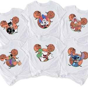 Disney Character Halloween Shirt, Disney Halloween Party Tee, Disneyland Shirt, Disney Halloween Matching 2025 Shirt, Family Halloween Shirt