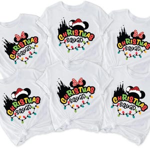 Disney Christmas Lights Shirt, Christmas Squad Shirt, Disney Christmas Shirt, Christmas Shirt, Disney Christmas Tee, Christmas Family Shirt
