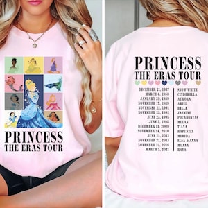 Princess The Eras Tour Shirt, Princess Tour Shirt, Retro Disney Shirt, Disney Princess Shirt, Princess Eras Tour Shirt, Disney Princess Tee
