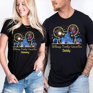Custom Disney Vacation Shirt, Personalized Family Vacation Tees, Disney Castle 2025 Shirt, Disney Family Shirt, Disney Trip Shirt,Disney Tee