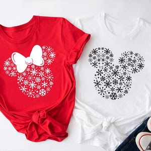 Custom Disney Family Christmas Shirt, Matching Christmas Tees, Personalized Disney Character Christmas Shirt, 2025 Mickey’s Very Merry Shirt