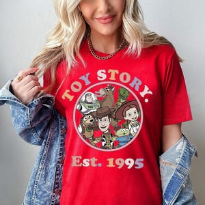 Retro Disney Toy Story Shirt, To Infinity and Beyond Shirt,Toy Story Characters Shirt, Toy Story and Friends Matching Group Trip Shirt