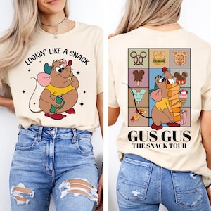 Disney ziet eruit als een snack Gus Gus shirt, Gus Gus shirt, Disneyland Trip shirt, Assepoester shirt Gus Gus, bijpassende T-shirt Disney familie