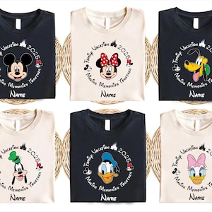 Personalized Disney Trip Shirts, Disneyland Shirts, Disney Vacation T-shirt, Disney Family Matching Shirt, Magical Castle Shirt, Disneyworld