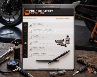 Ultimative Checkliste vor der Fahrt | Fahrrad Sicherheit Basics | Moto Sicherheit