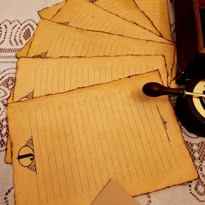 Juego de papelería con monograma de camafeo vintage para caballeros