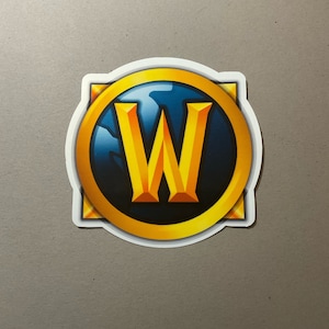 World of Warcraft logo sticker