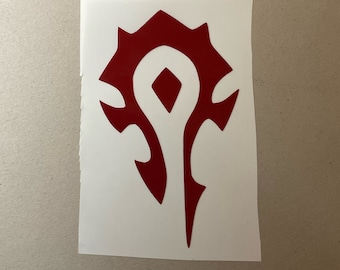 Adesivo dell'Orda di World of Warcraft
