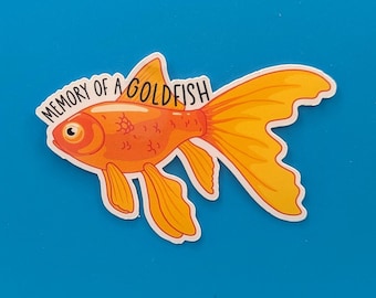 Adesivo Ricordo di un pesce rosso