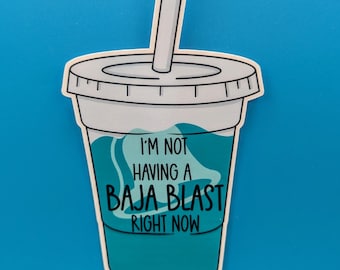 Adesivo "Non mi sto divertendo un mondo in Baja adesso"