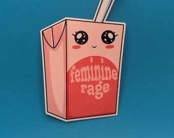 Pegatina de Furia Femenina