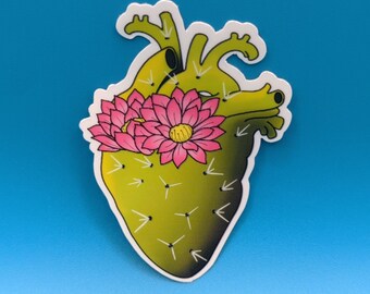 Cactus Heart sticker