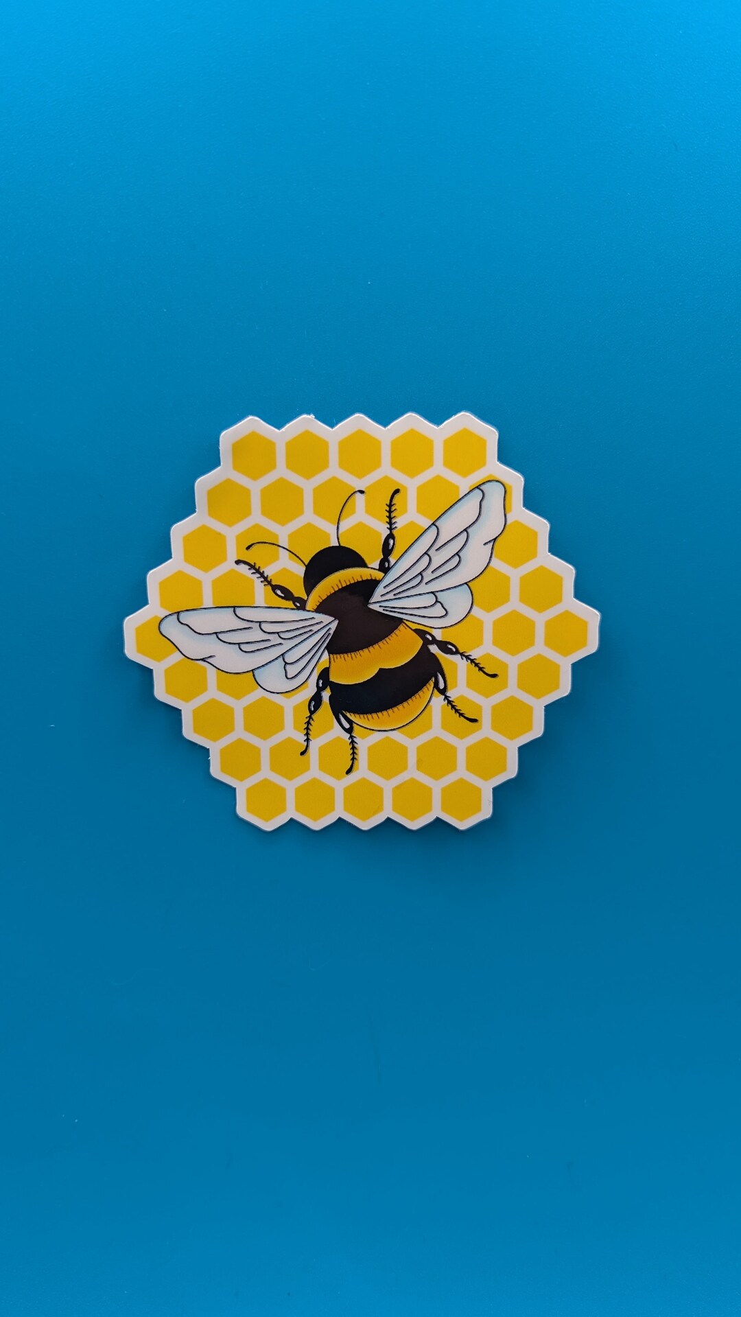 Bumble Bee Sticker; Honeycomb - Etsy
