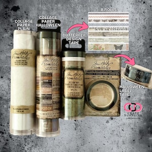 HALLOWEEN - Tim Holtz - ephemera, paper, card making supplies- Tim Holtz