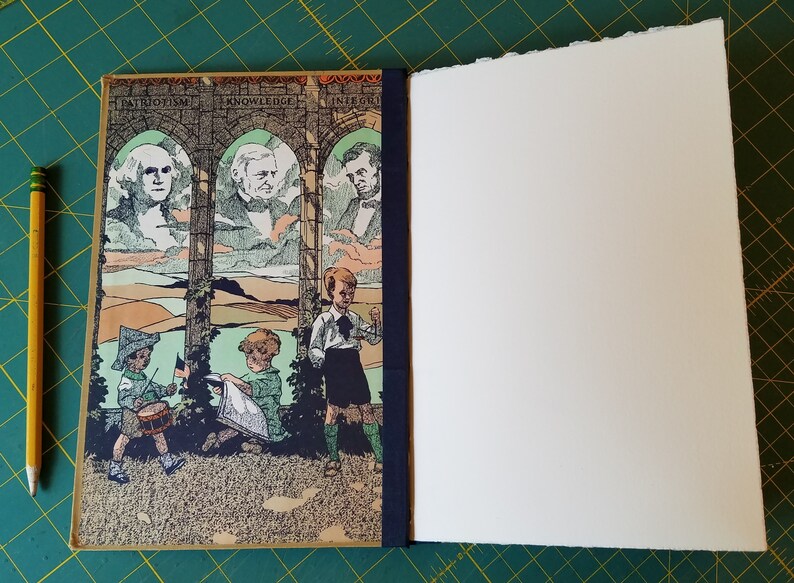 Large Sketchbook vintage handbound FABRIANO ARTISTICO CP 