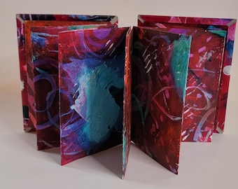 Accordion acrylic art journal
